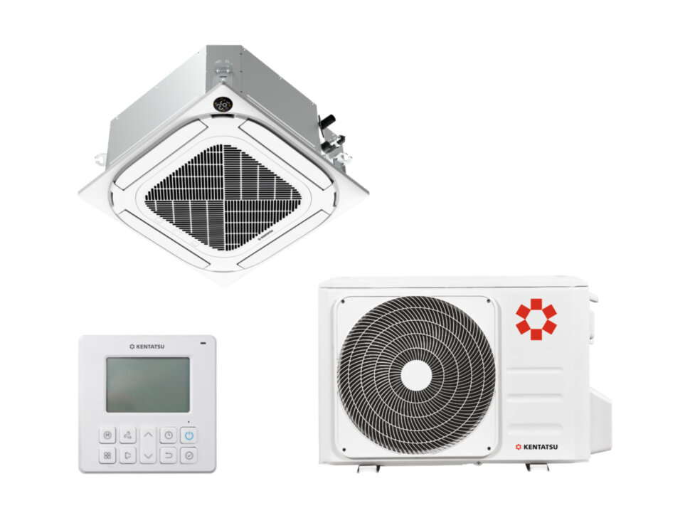 Кассетный кондиционер Kentatsu KSZG35HFAN1/KSUTG35HFAN1/KPU65-D4