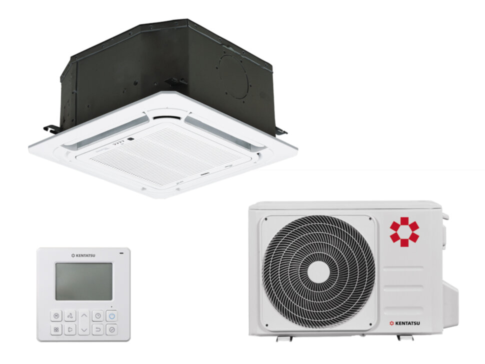 Кассетный кондиционер Kentatsu KSZTA35HFAN1R/KSUTA35HFAN1L/KPU65-D