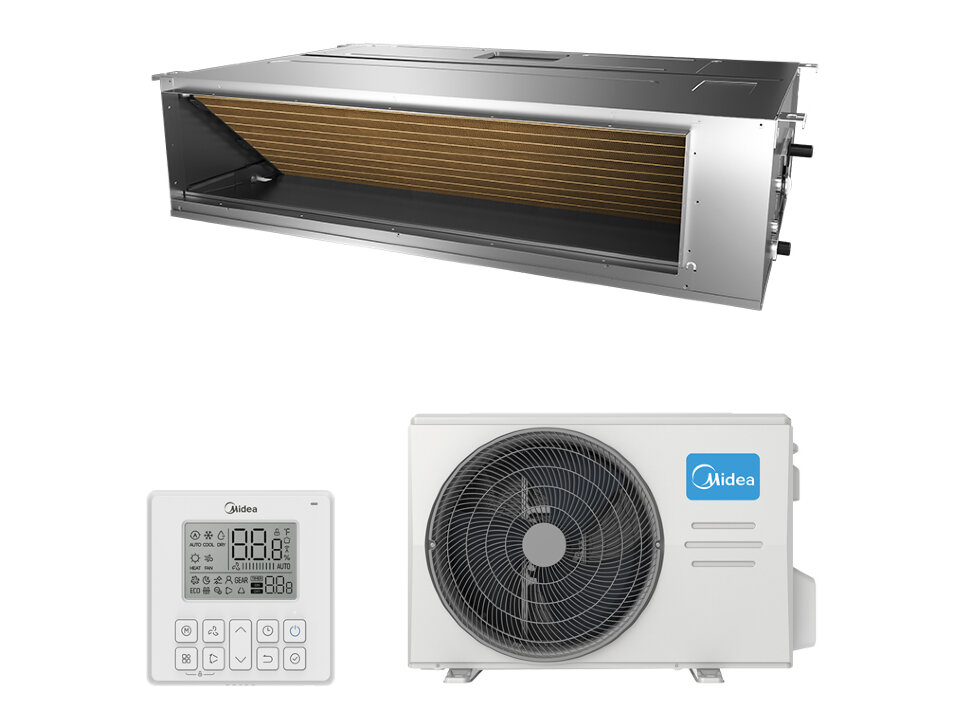 Канальный кондиционер с низкотемпературной доработкой Midea MTI-18HW1N1P-QB6/MOX330U-18HN1-QB6/-40