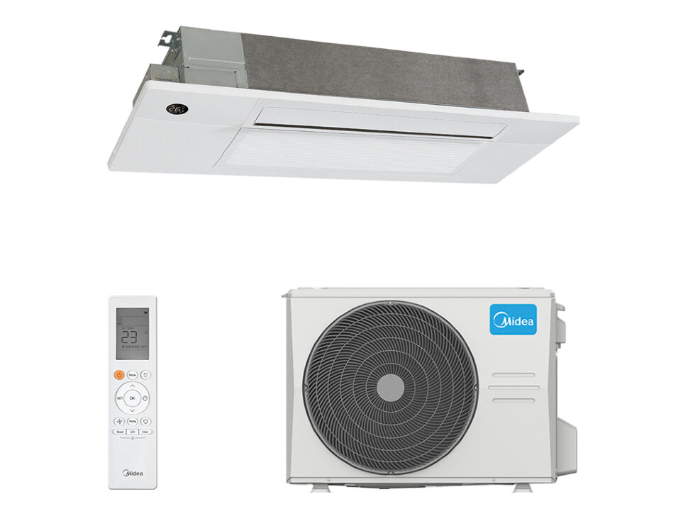 Кассетный кондиционер (панель в комплекте) Midea MCBU-18HRFN8/MOX430-18HFN8-QC4GW
