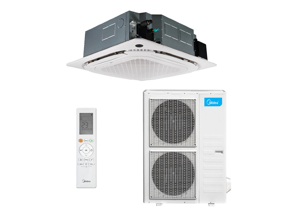 Кассетный кондиционер Midea MCD1-48HRN1-R/MOU-48HN1-LRR/T-MBQ4-04A1